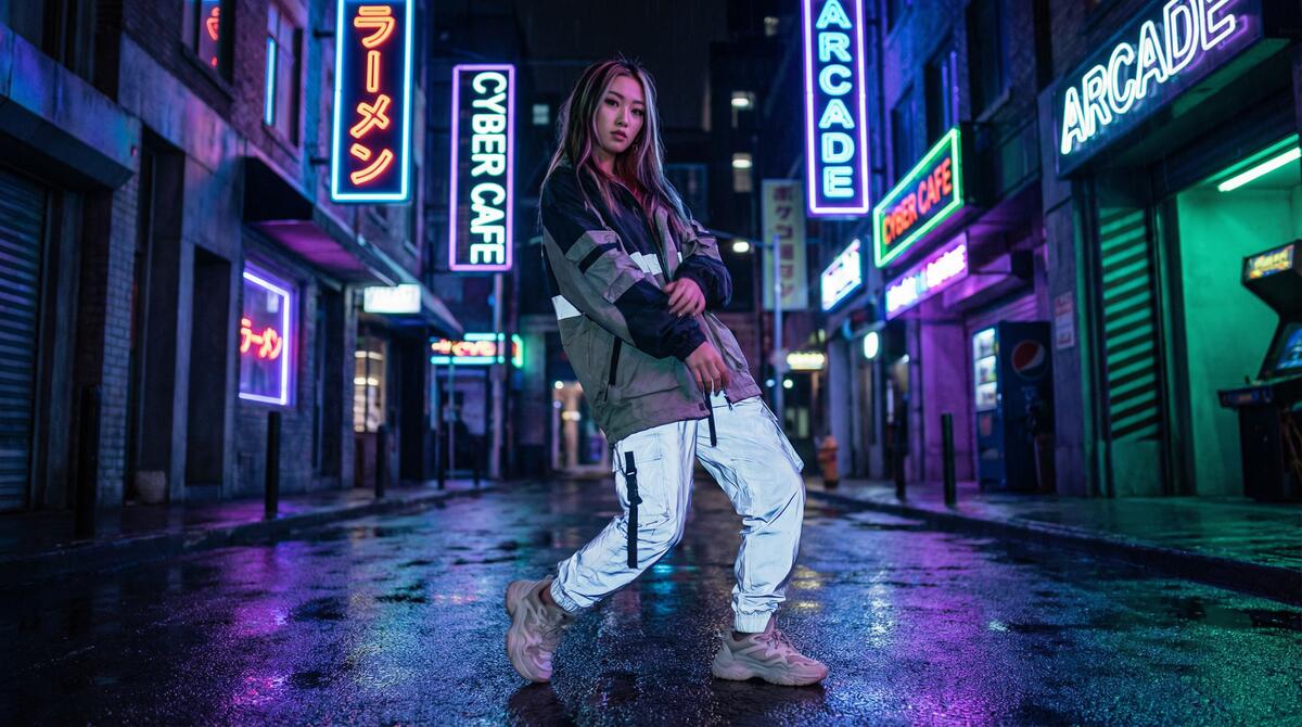 糖心vlog霓虹街拍短视频