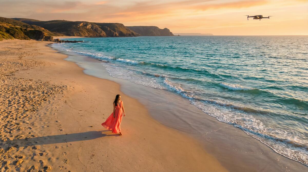 糖心vlog海滩旅拍视频